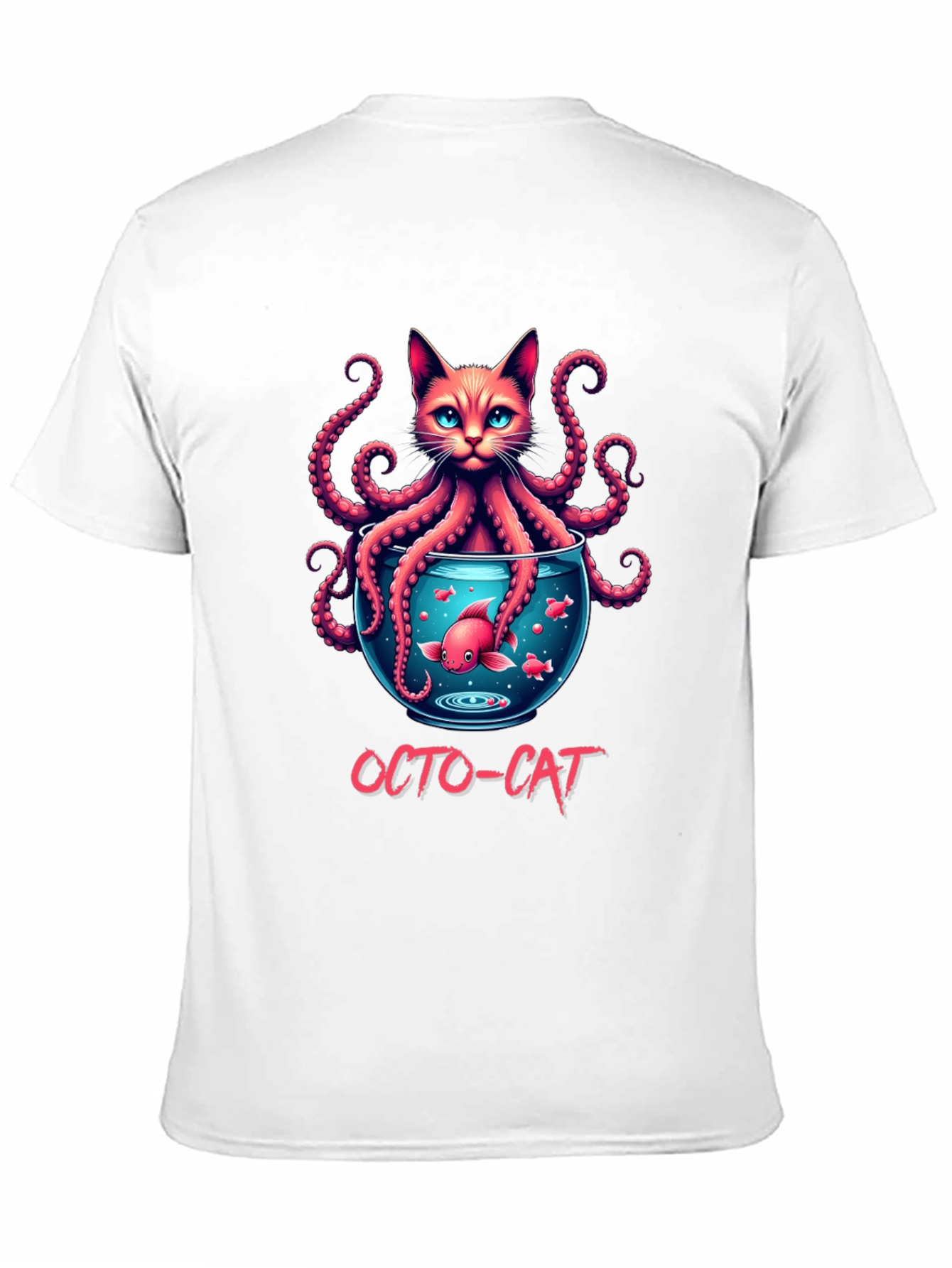 Octo-Cat Graphic T-Shirt - Unique Design