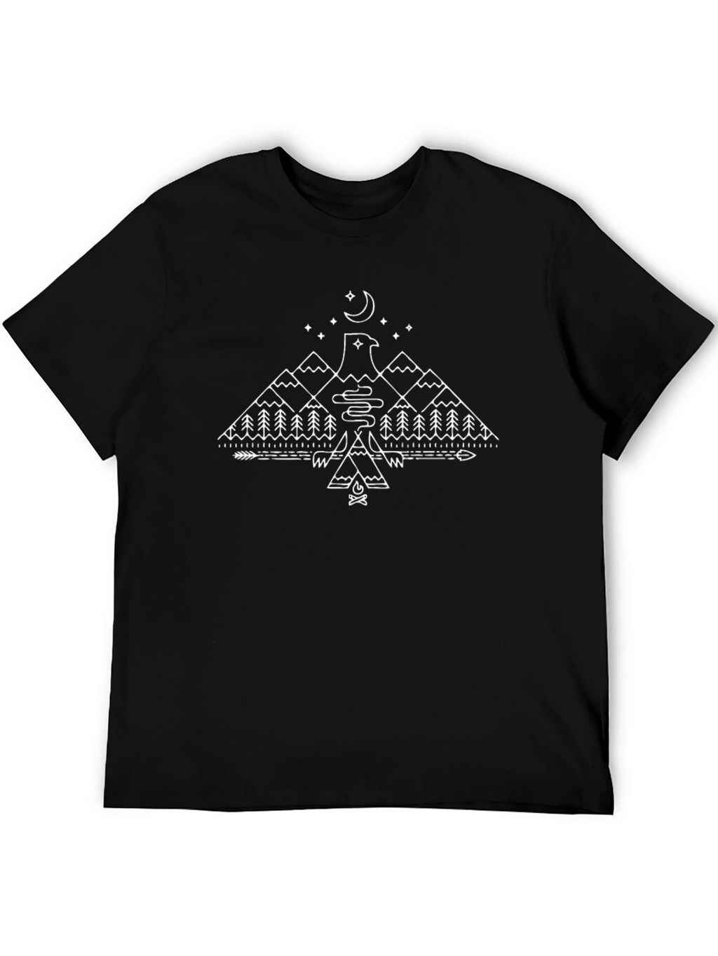 Black Graphic Tee - Eagle Mountain Adventure