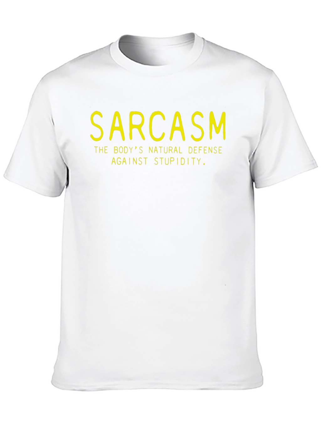 Sarcasm Defense T-Shirt - Black Graphic Tee