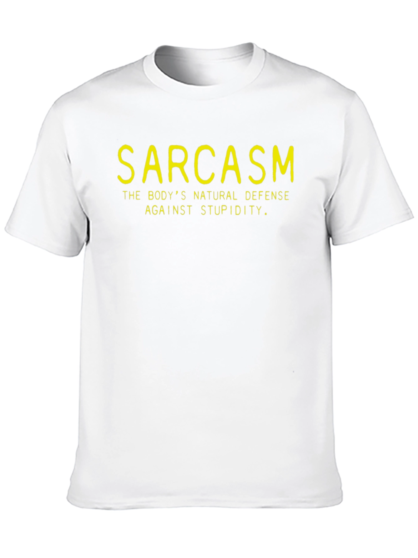 Sarcasm Defense T-Shirt - Black Graphic Tee