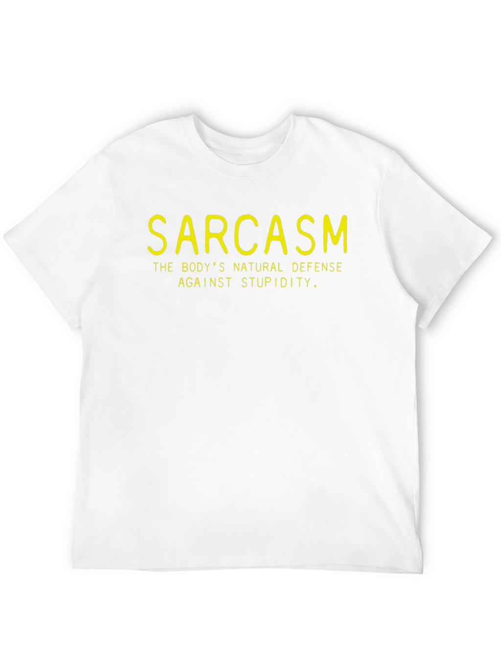 Sarcasm Defense T-Shirt - Black Graphic Tee