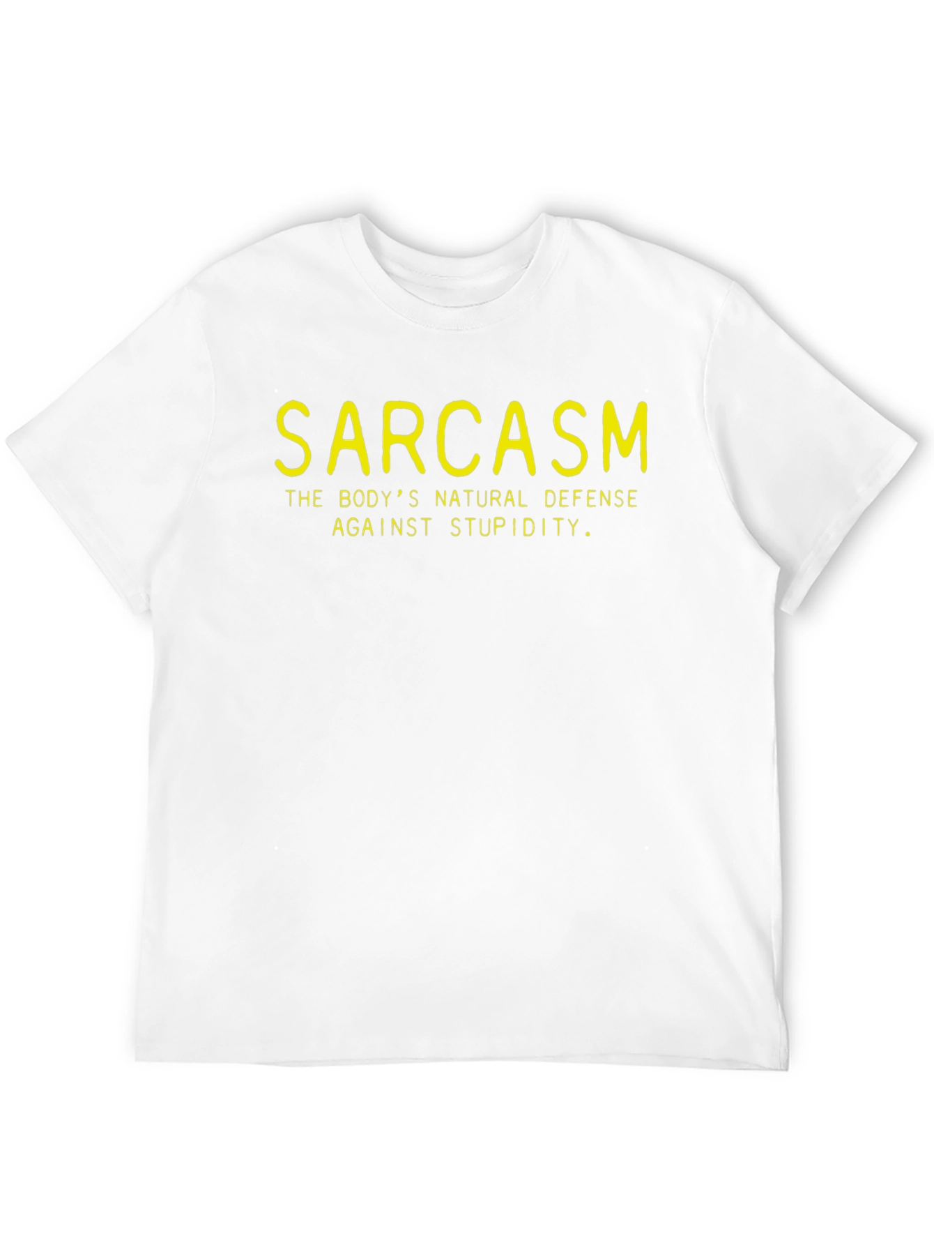 Sarcasm Defense T-Shirt - Black Graphic Tee