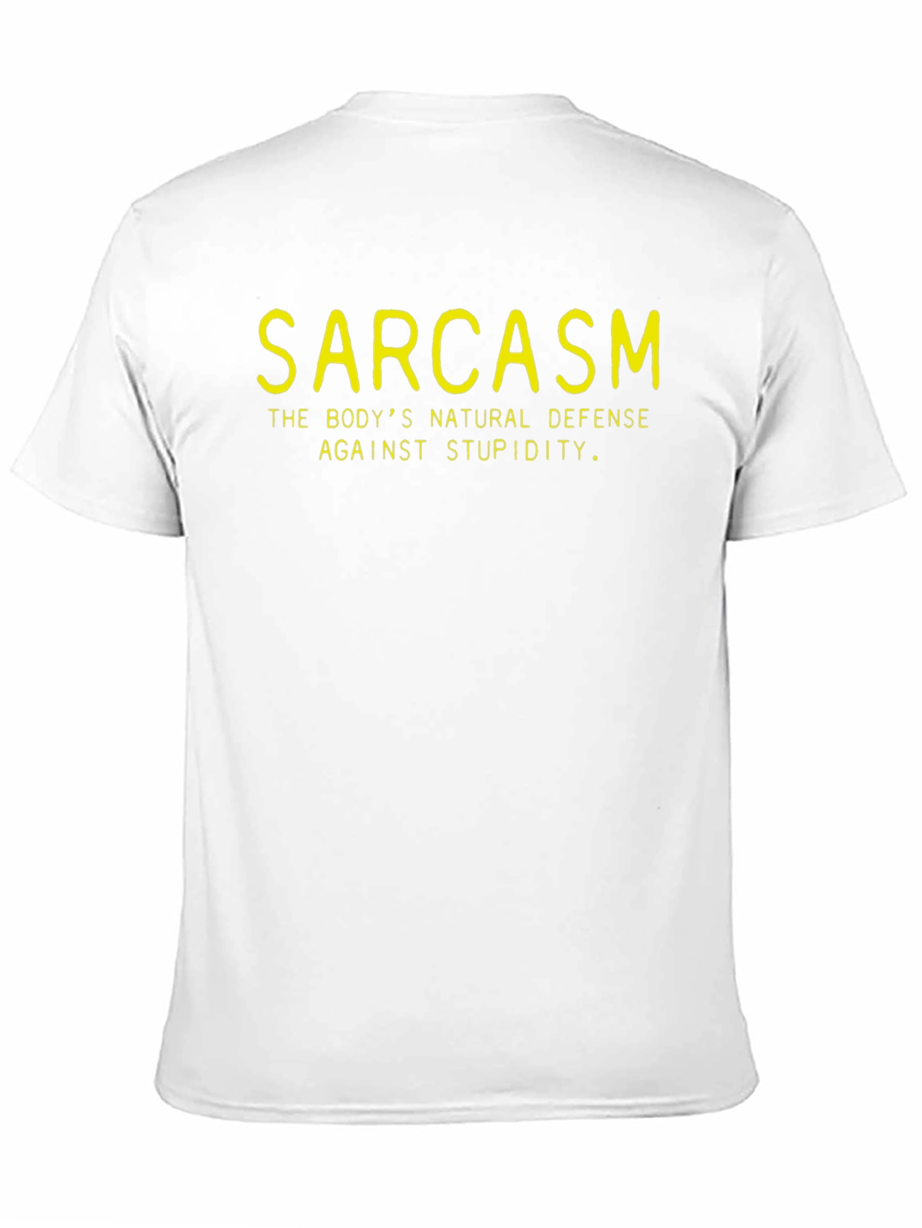 Sarcasm Defense T-Shirt - Black Graphic Tee