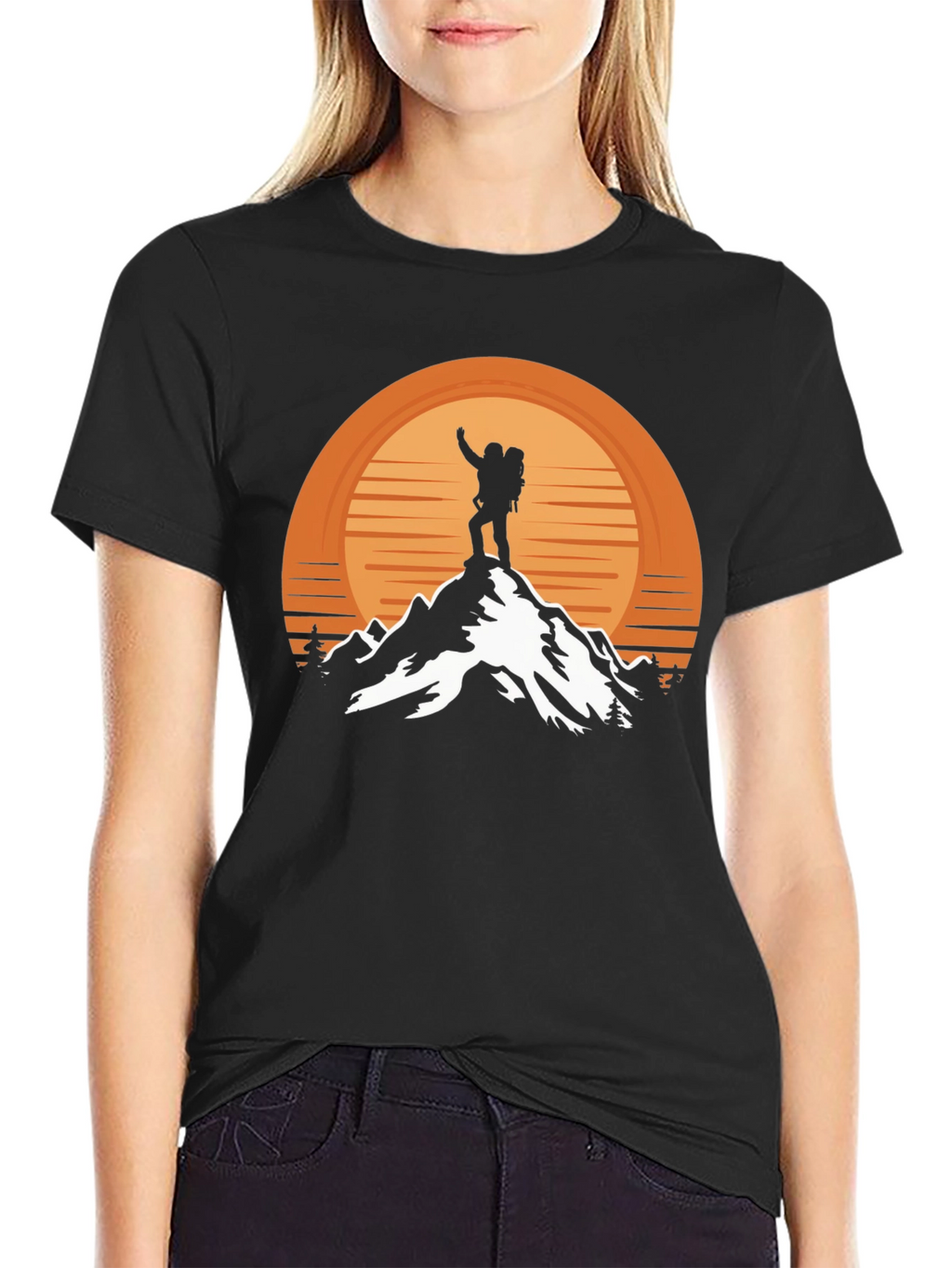 Mountain Hiker Graphic Tee - Adventure Awaits