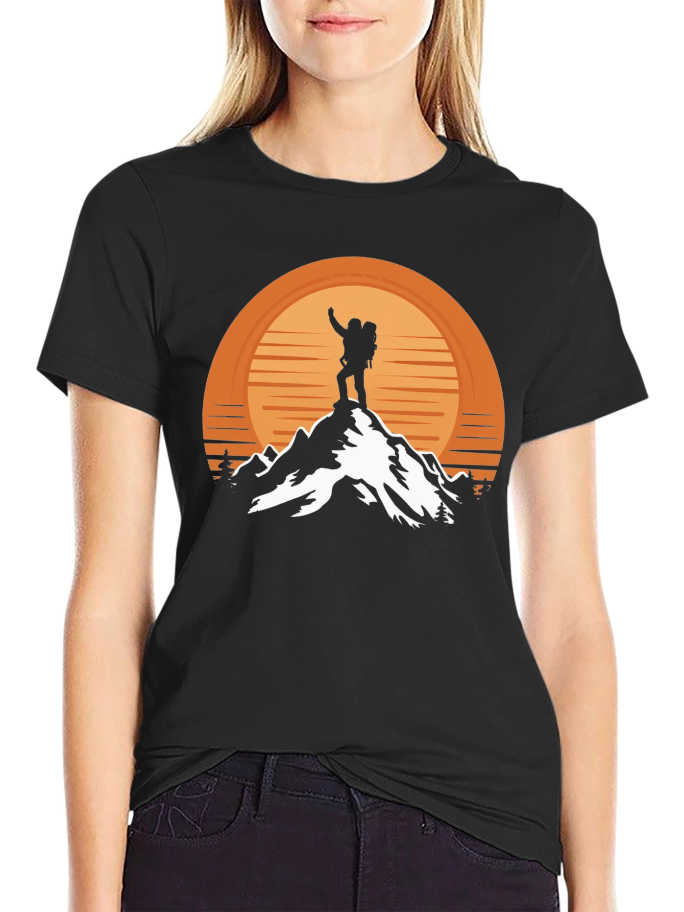 Mountain Hiker Graphic Tee - Adventure Awaits