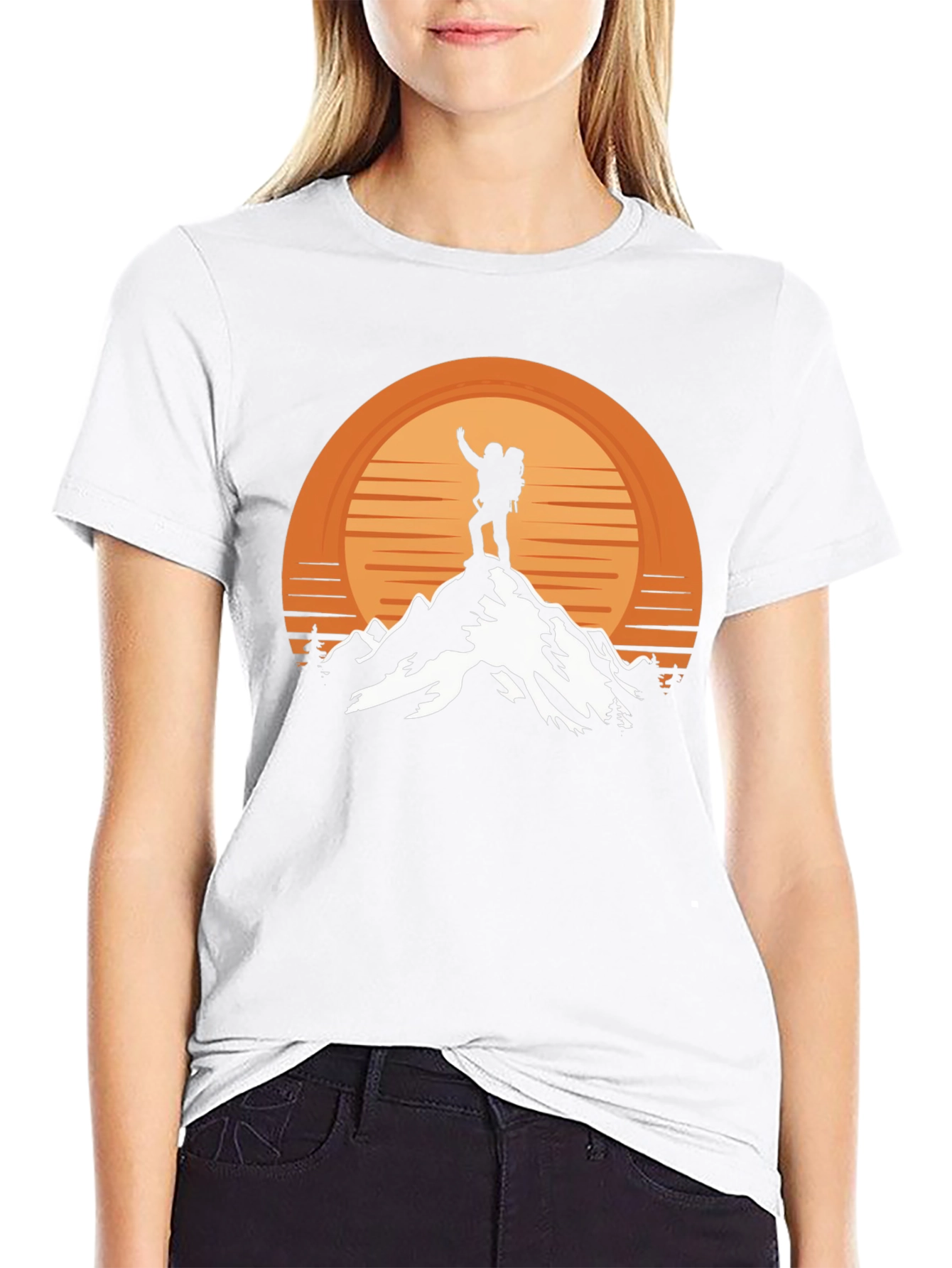 Mountain Hiker Graphic Tee - Adventure Awaits