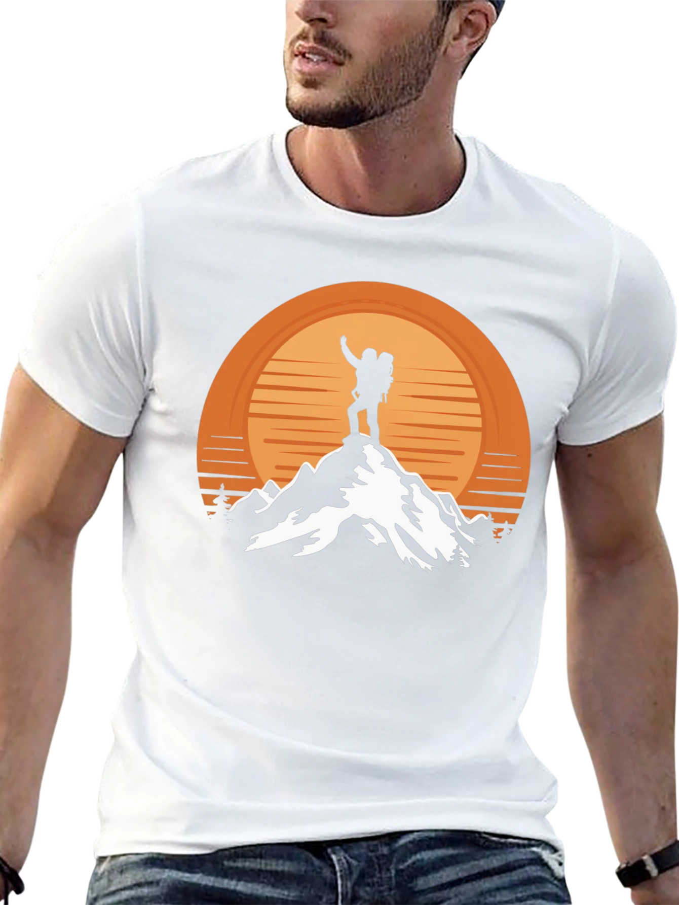 Mountain Hiker Graphic Tee - Adventure Awaits