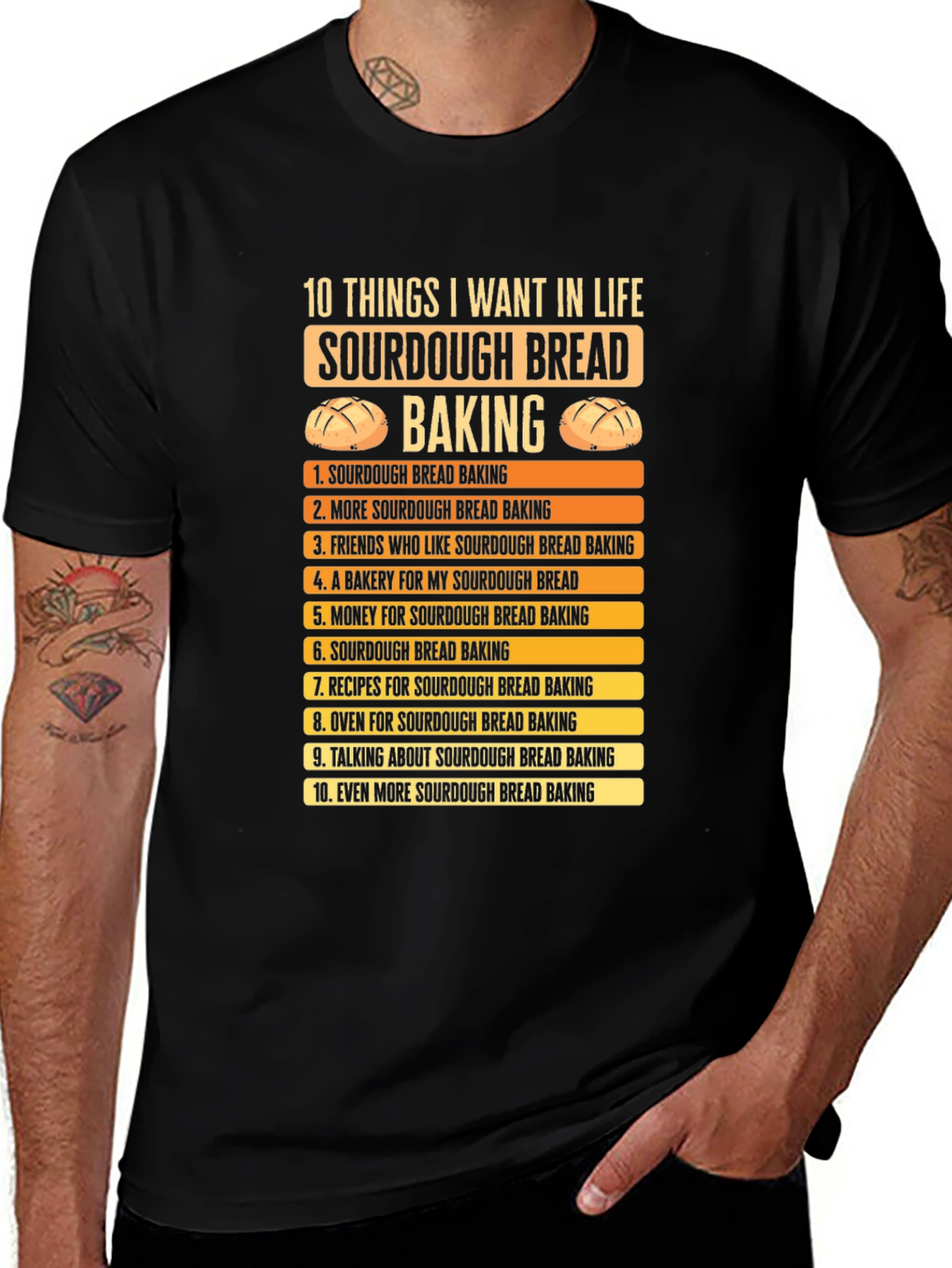 Sourdough Bread Baking Lover T-Shirt