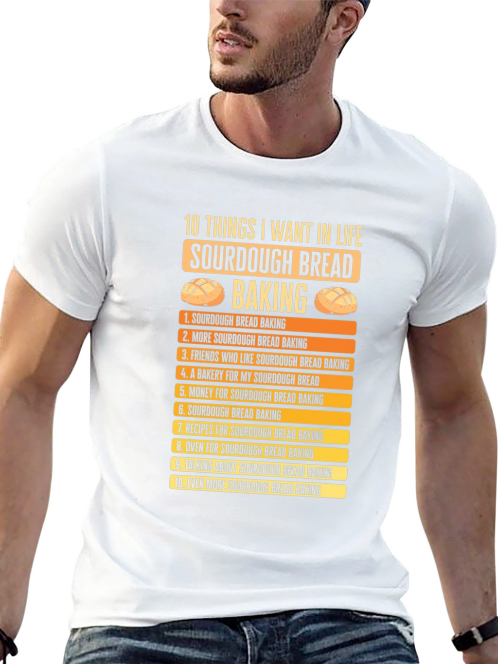Sourdough Bread Baking Lover T-Shirt