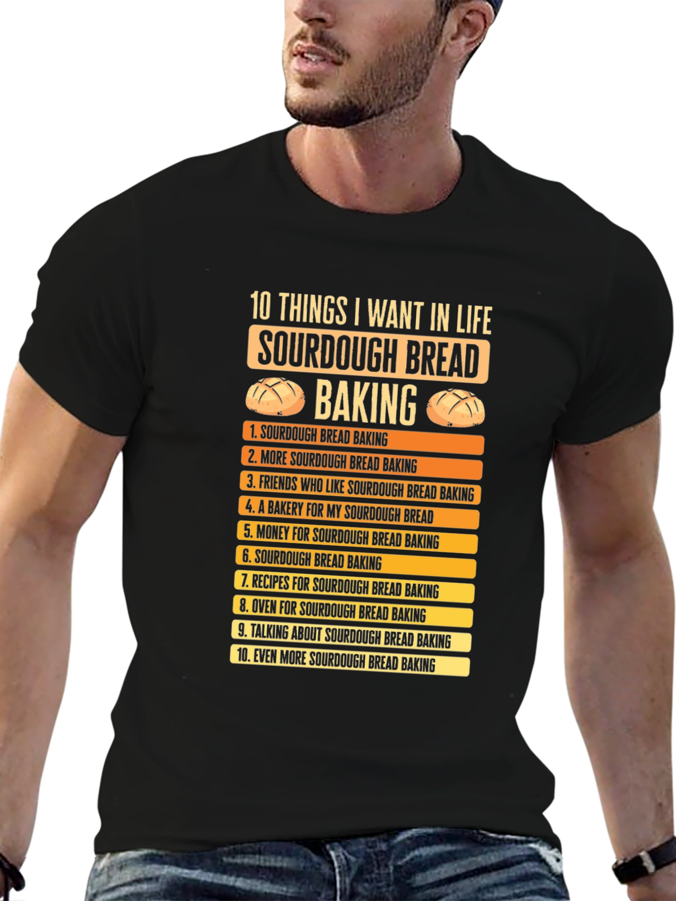 Sourdough Bread Baking Lover T-Shirt