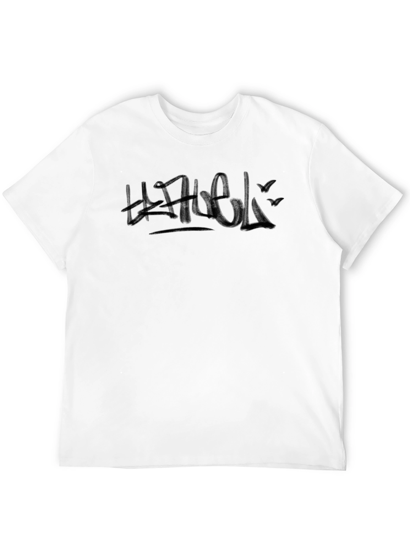 Bold Graphic Black Tee - Street Style
