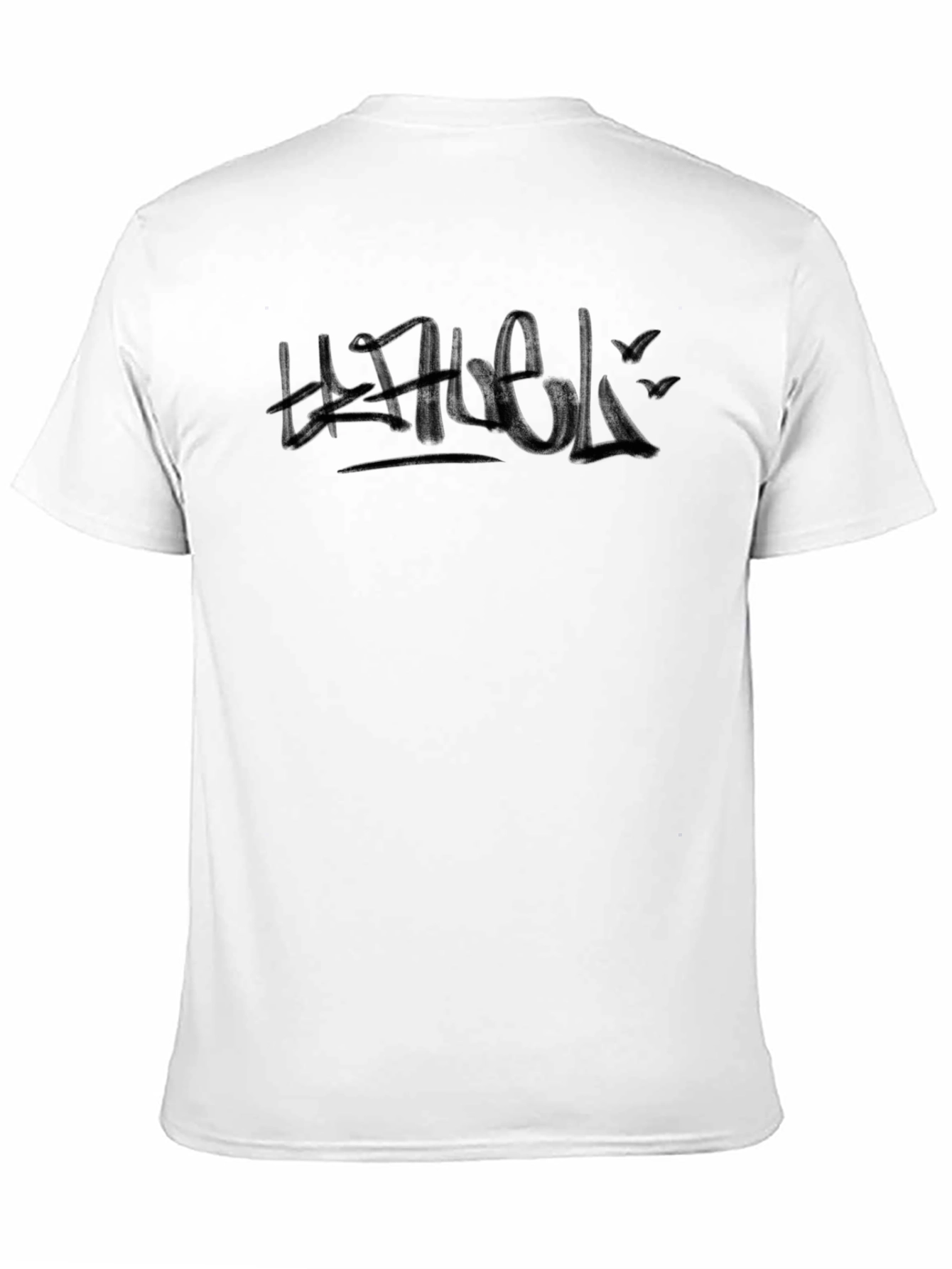 Bold Graphic Black Tee - Street Style