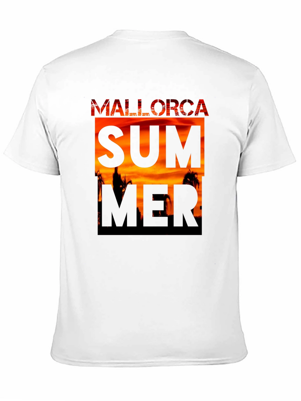 Mallorca Summer Graphic Tee - Black