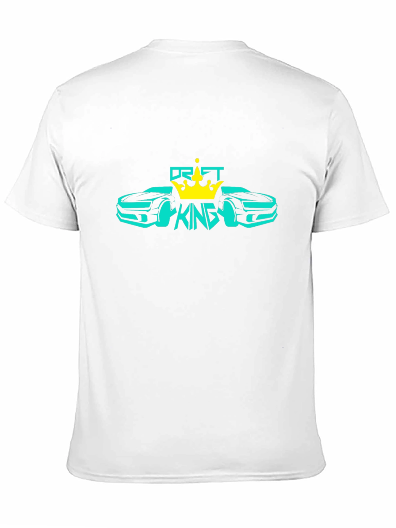 Drift King Black T-Shirt Car Design