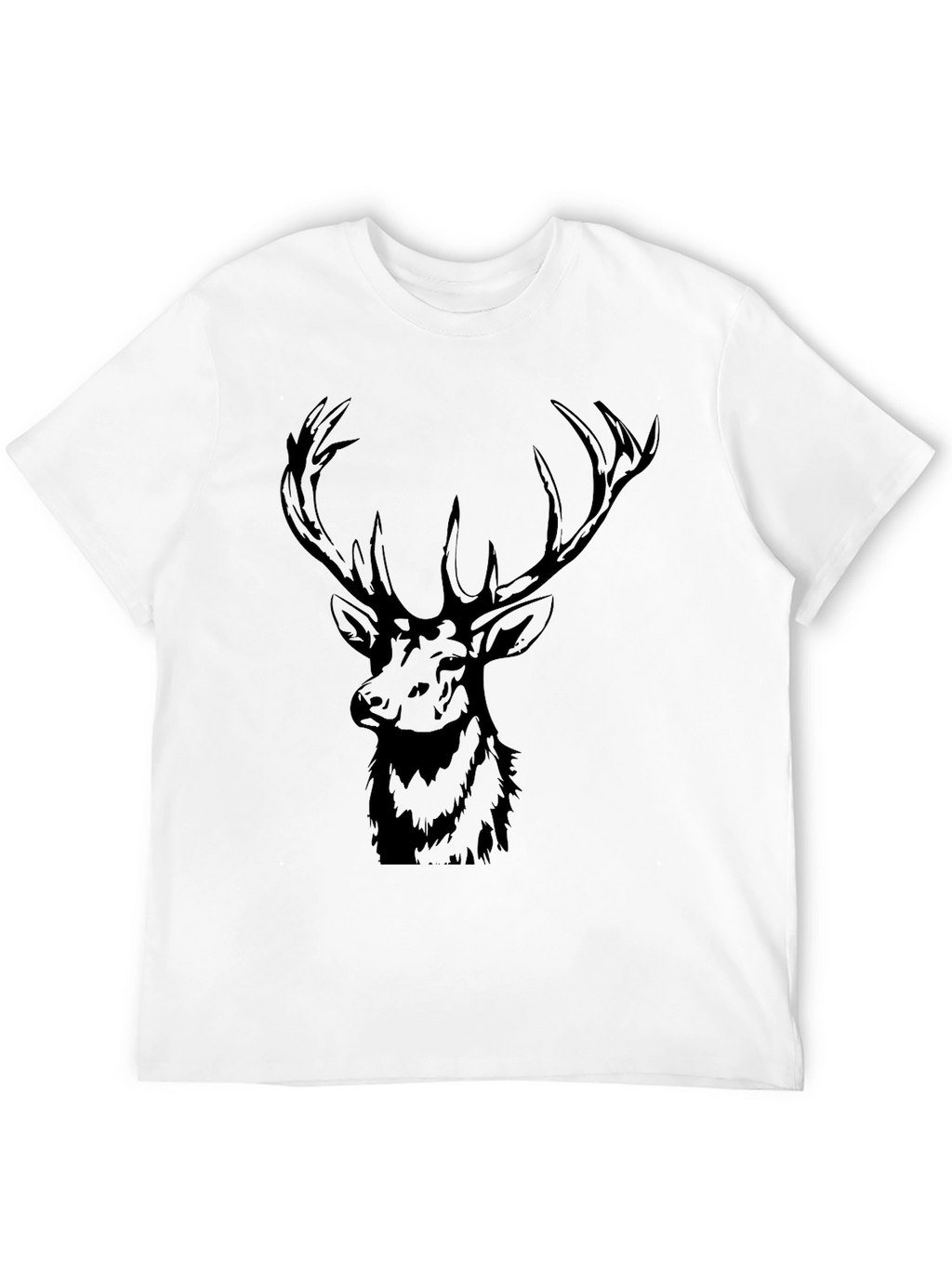 Black Deer Graphic T-Shirt