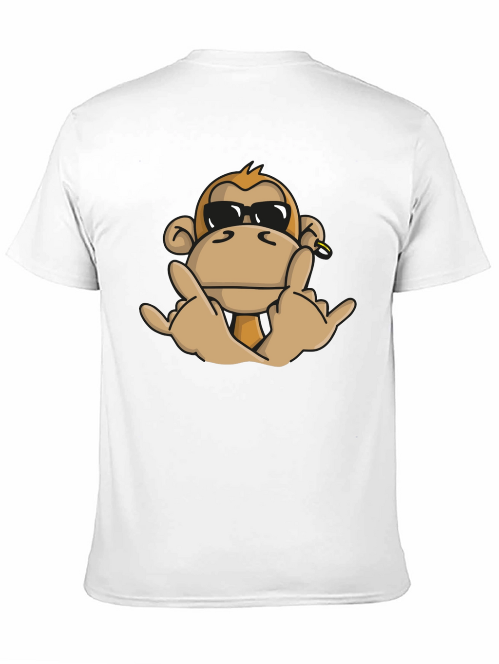 Cool Monkey Graphic T-Shirt - Black