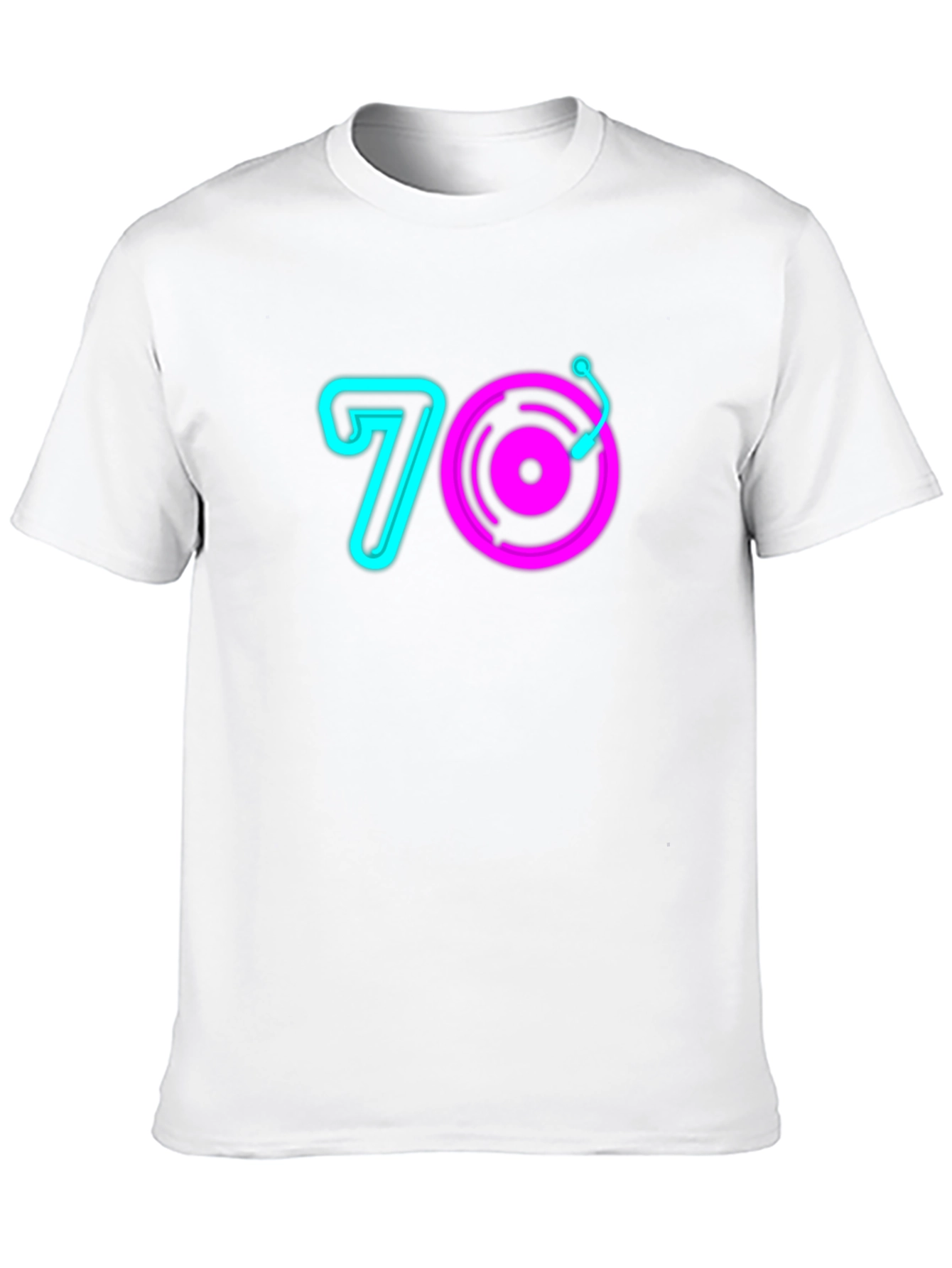 70s Retro Record Player Graphic Tee