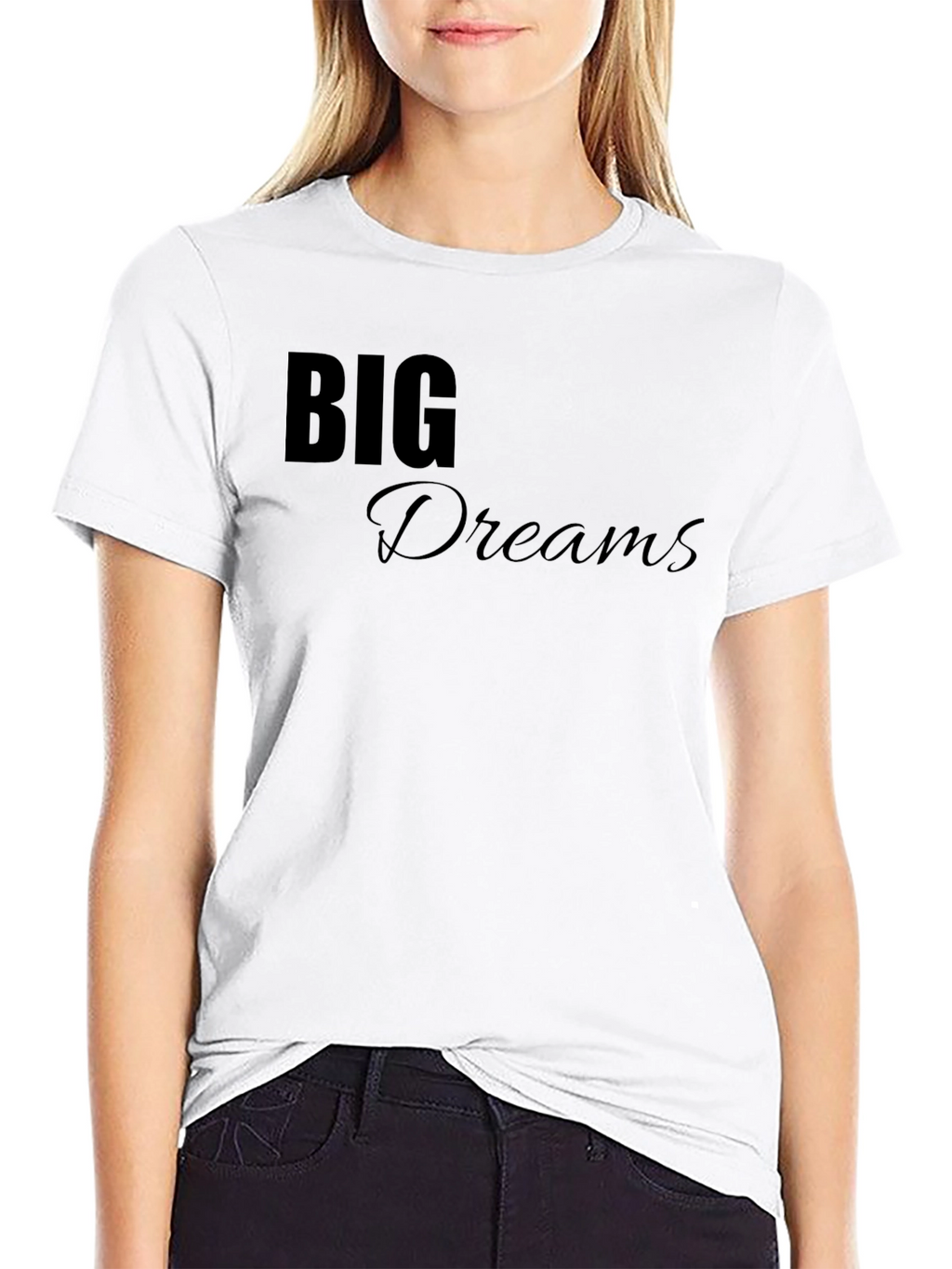 Big Dreams Black T-Shirt - Motivational Tee