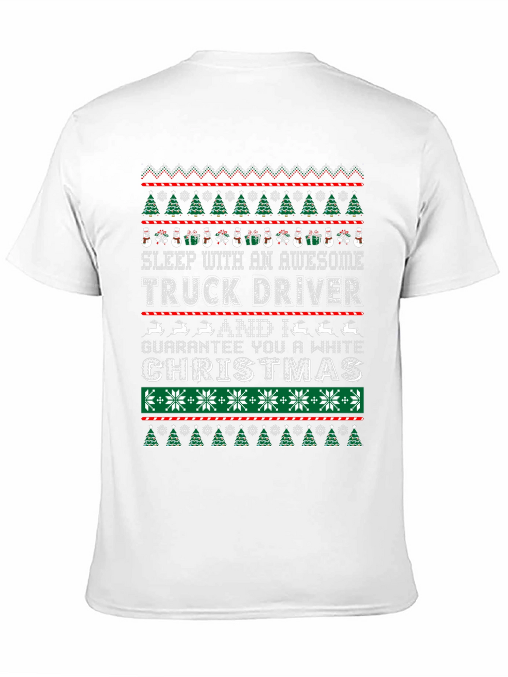 Awesome Truck Driver Ugly Christmas T-Shirt