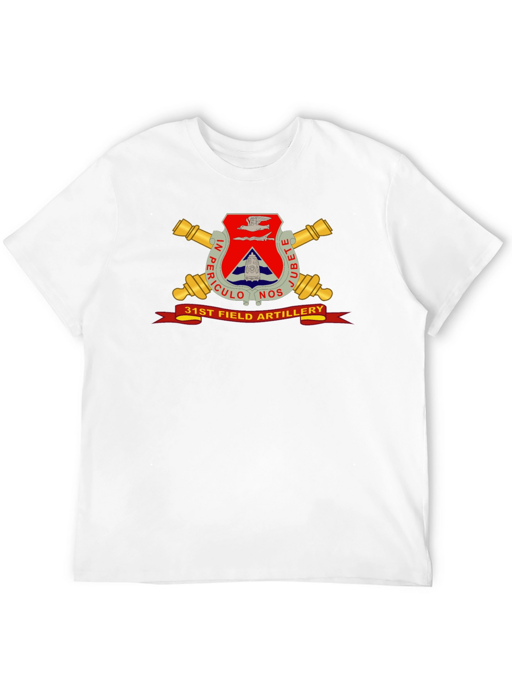 31st Field Artillery Black T-Shirt