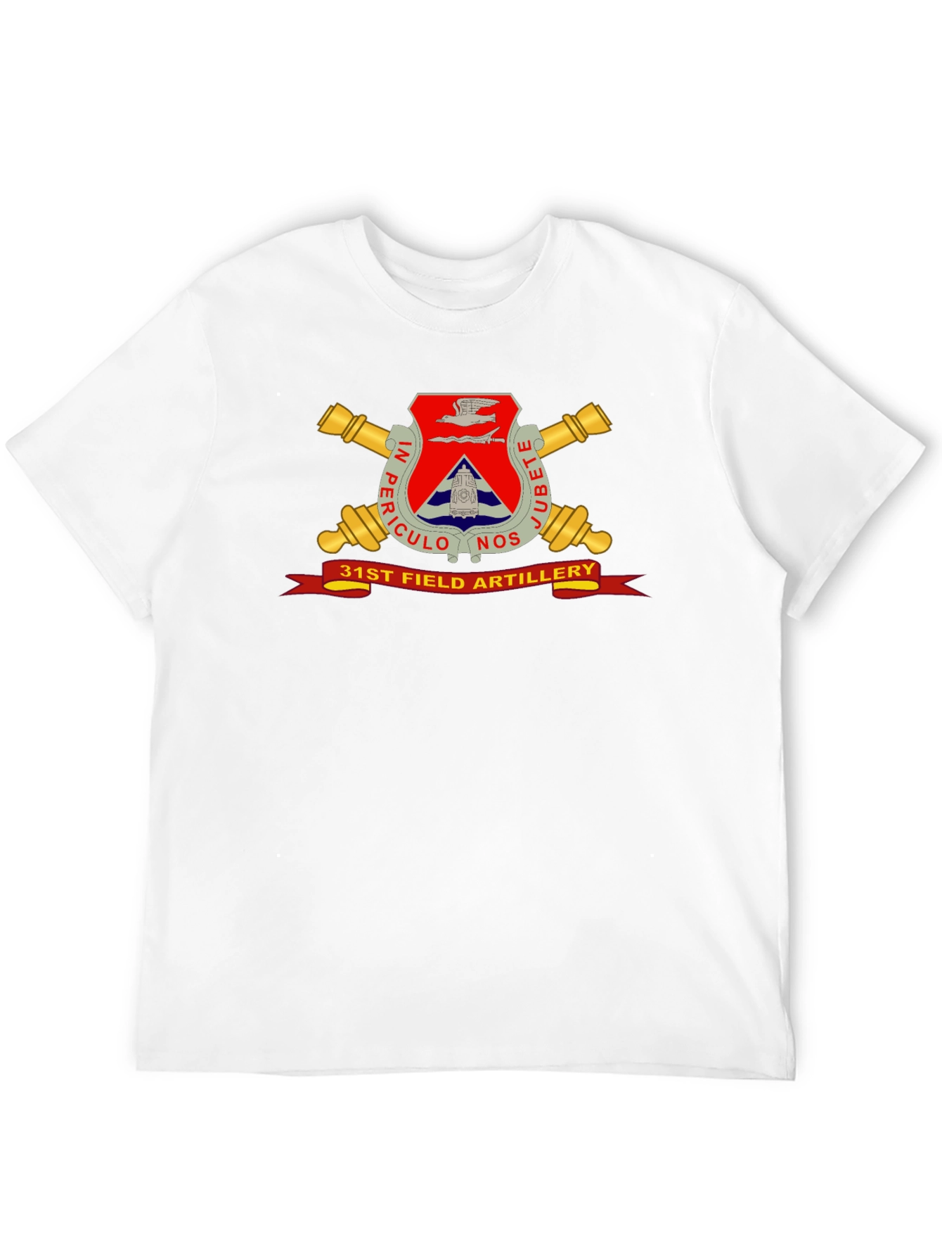 31st Field Artillery Black T-Shirt
