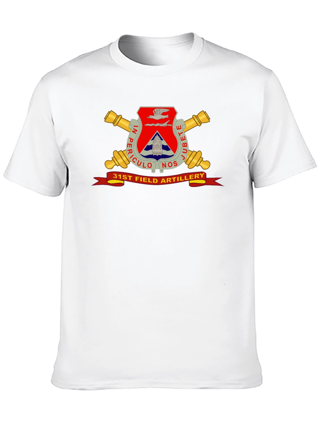 31st Field Artillery Black T-Shirt