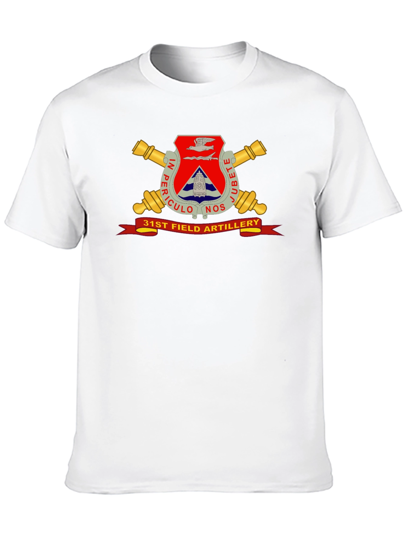 31st Field Artillery Black T-Shirt