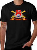 31st Field Artillery Black T-Shirt