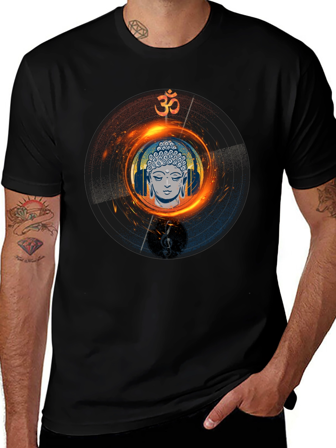 Buddha Beats T-Shirt - Meditative Music Vibes