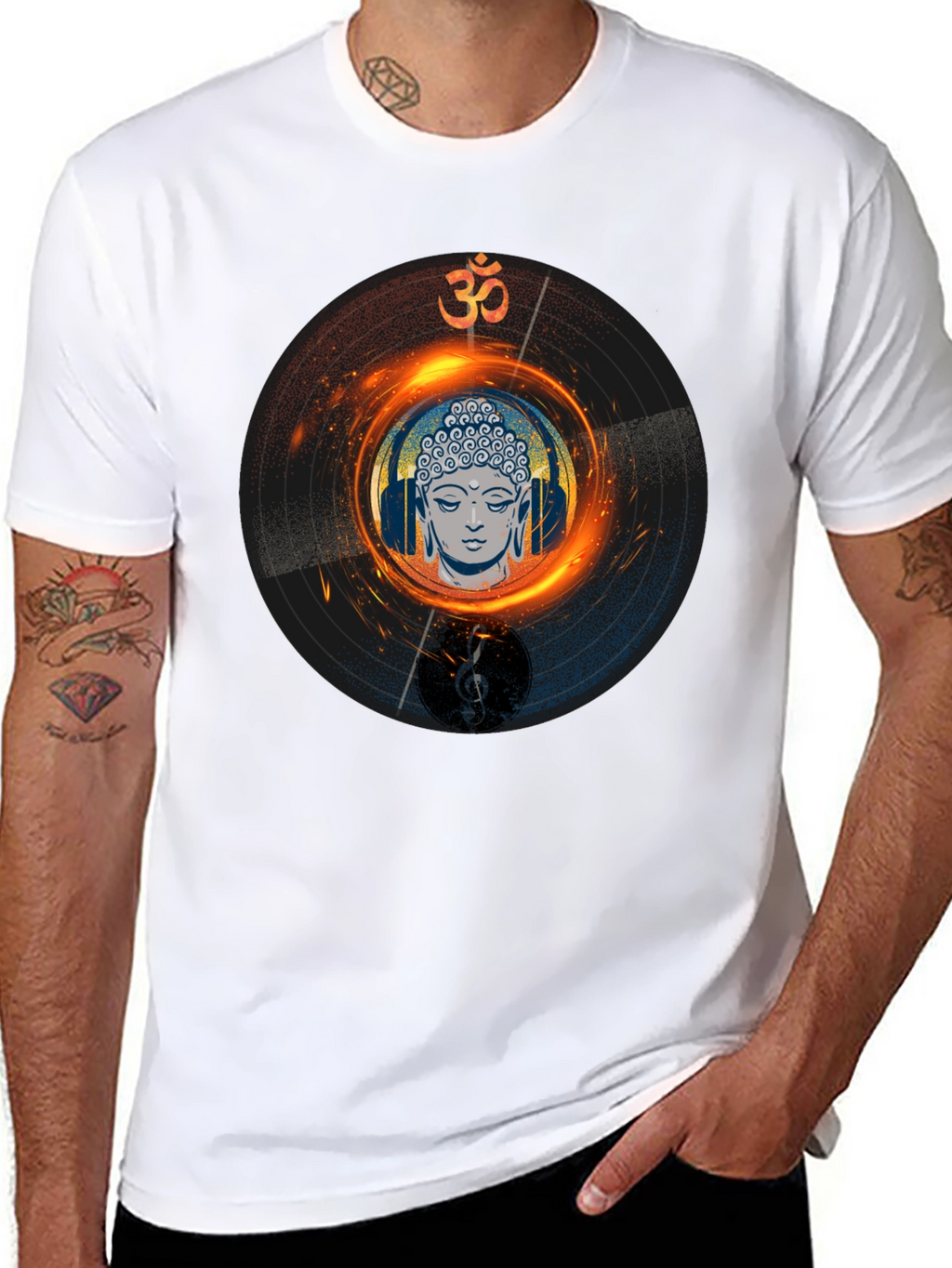Buddha Beats T-Shirt - Meditative Music Vibes