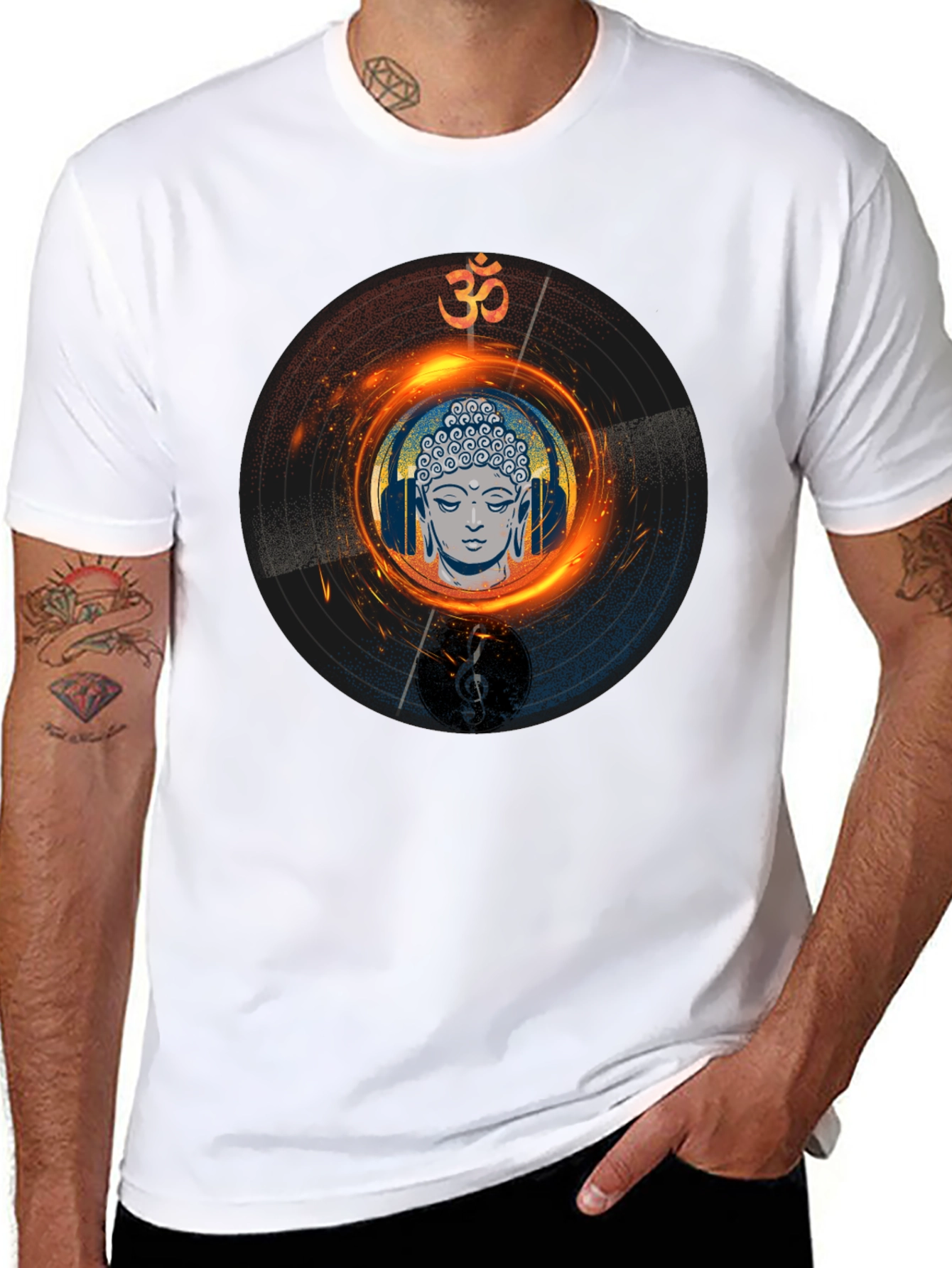 Buddha Beats T-Shirt - Meditative Music Vibes