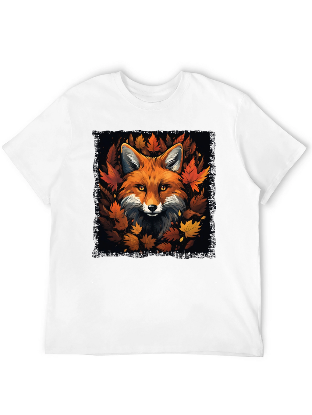 Fox & Fall Leaves Graphic Tee