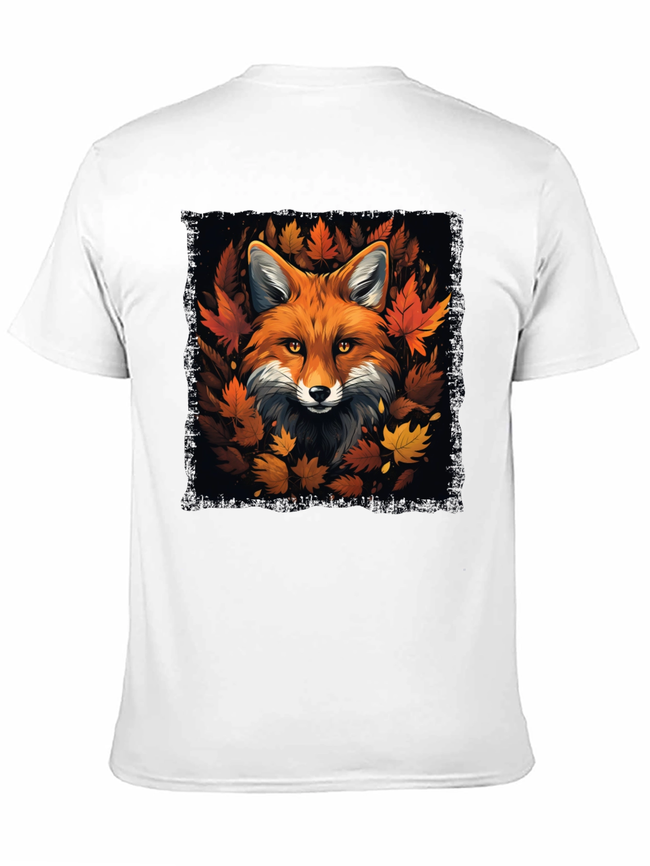 Fox & Fall Leaves Graphic Tee