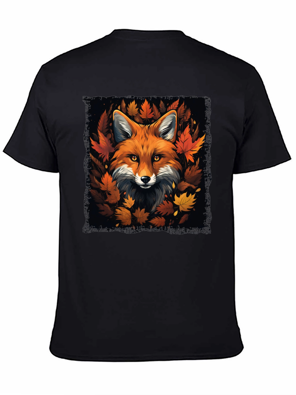 Fox & Fall Leaves Graphic Tee