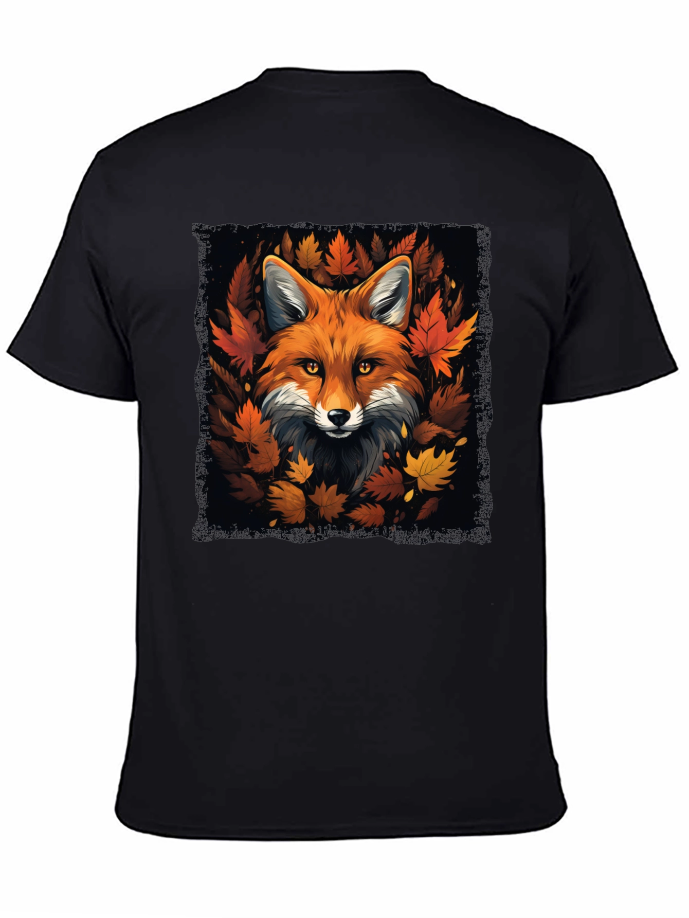 Fox & Fall Leaves Graphic Tee