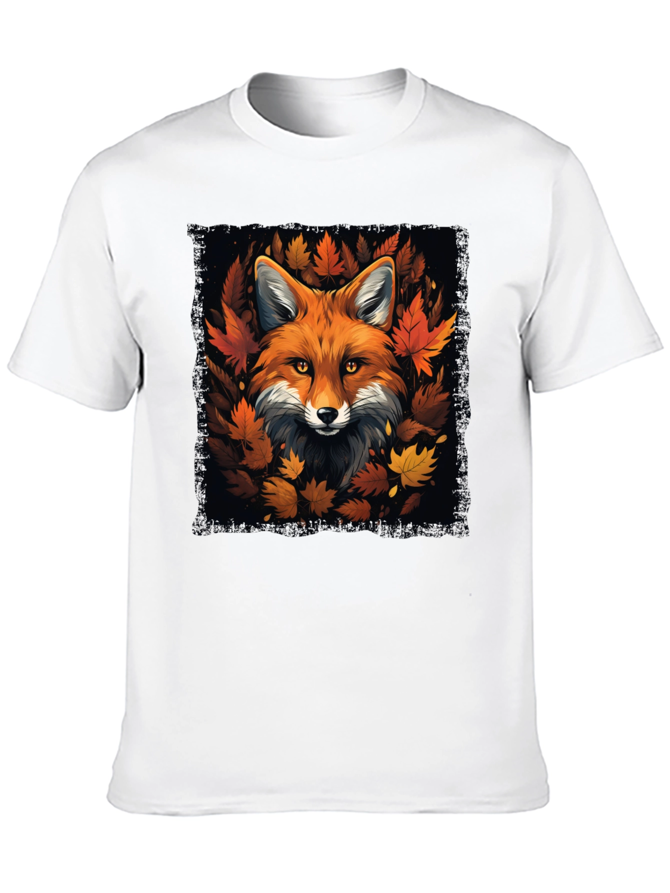 Fox & Fall Leaves Graphic Tee