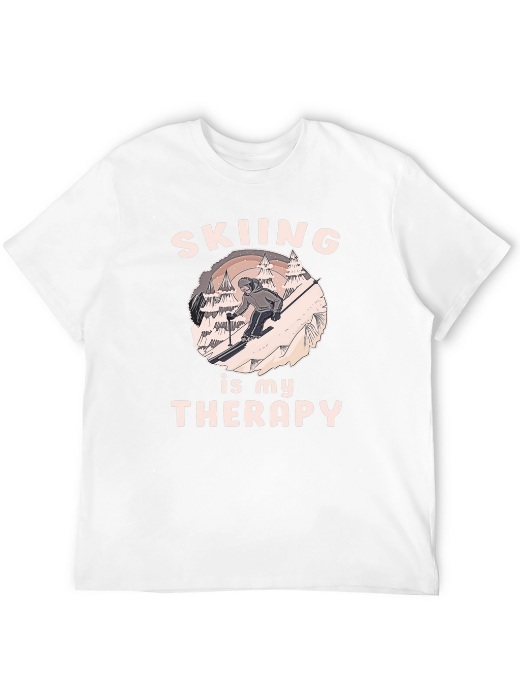Skiing Therapy T-Shirt - Winter Sport Apparel