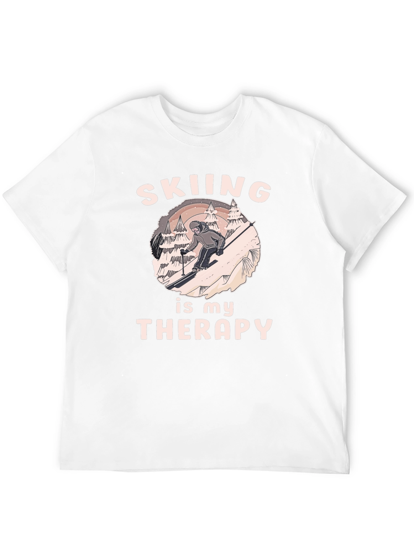 Skiing Therapy T-Shirt - Winter Sport Apparel