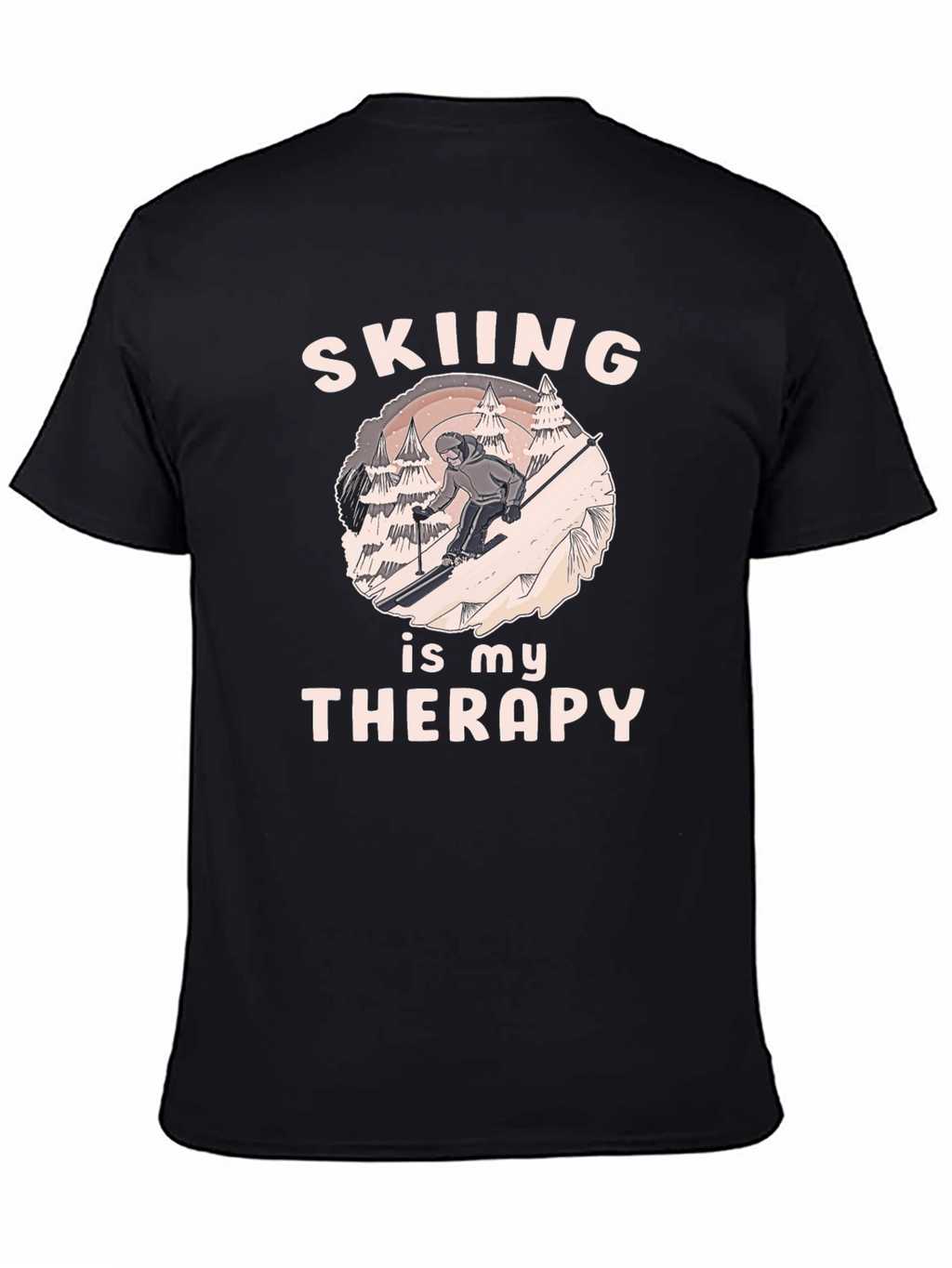 Skiing Therapy T-Shirt - Winter Sport Apparel