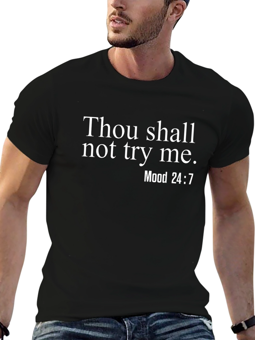 Thou Shall Not Try Me Graphic T-Shirt - Unisex