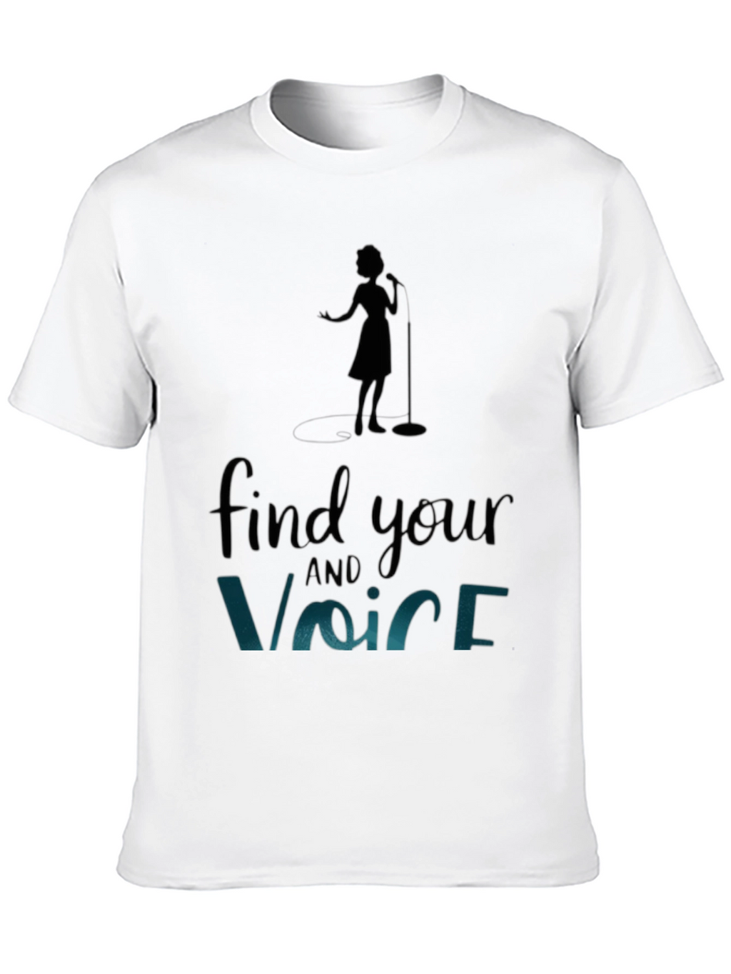 Find Your Voice T-Shirt - Stylish Graphic Tee