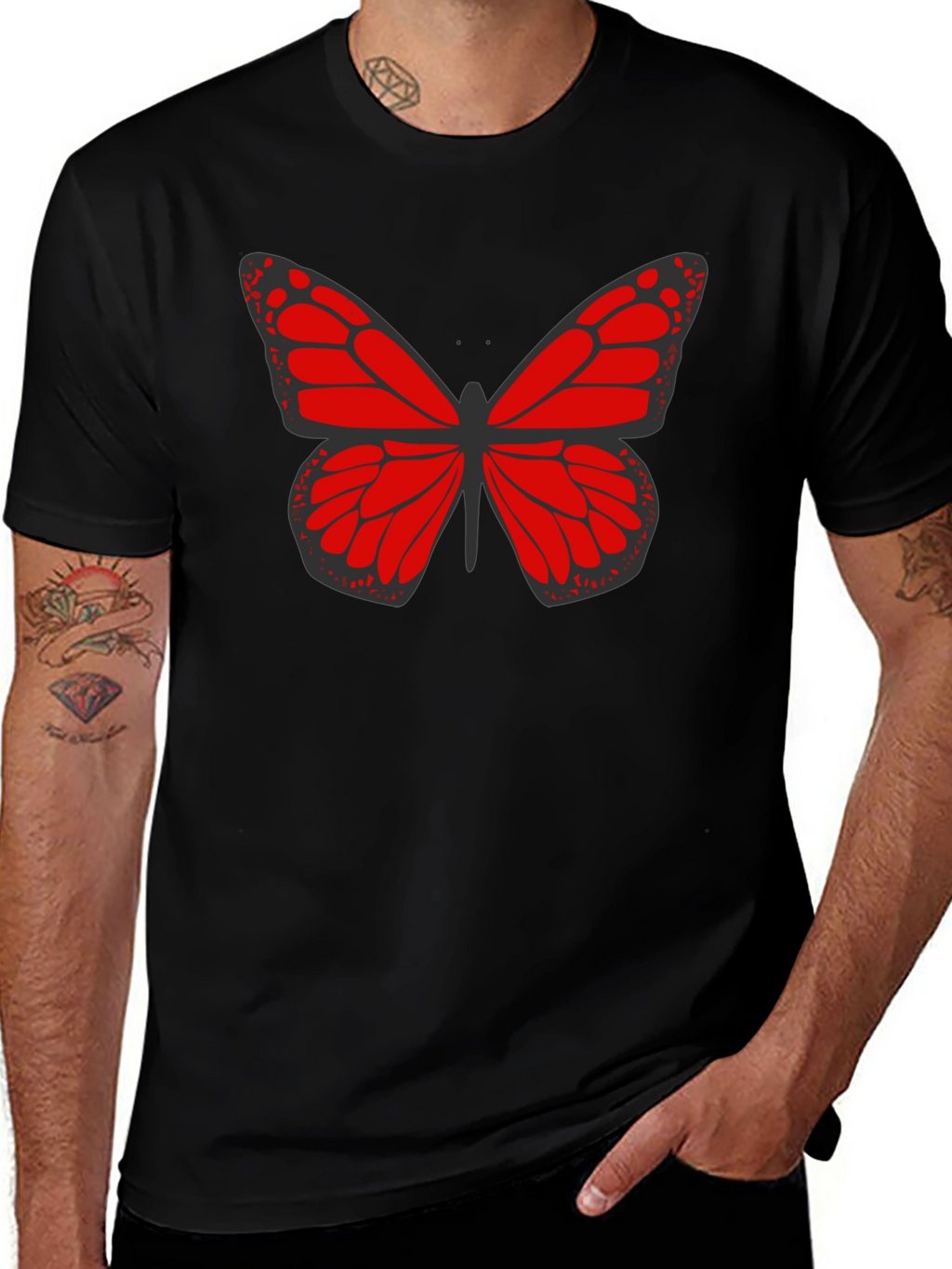 Butterfly Graphic Print Tee