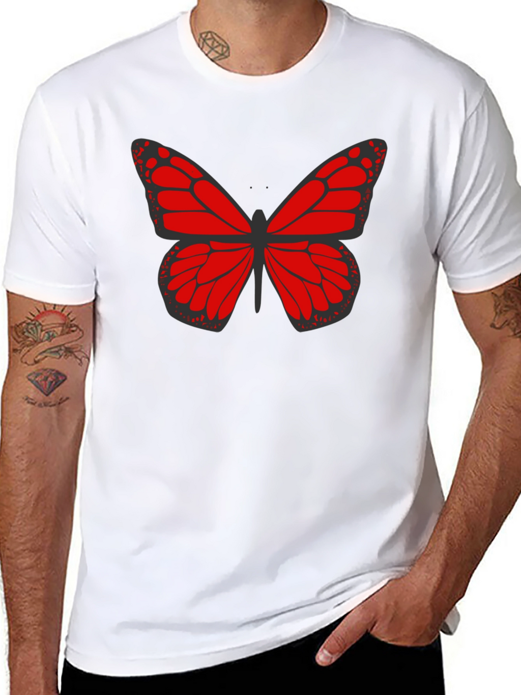 Butterfly Graphic Print Tee