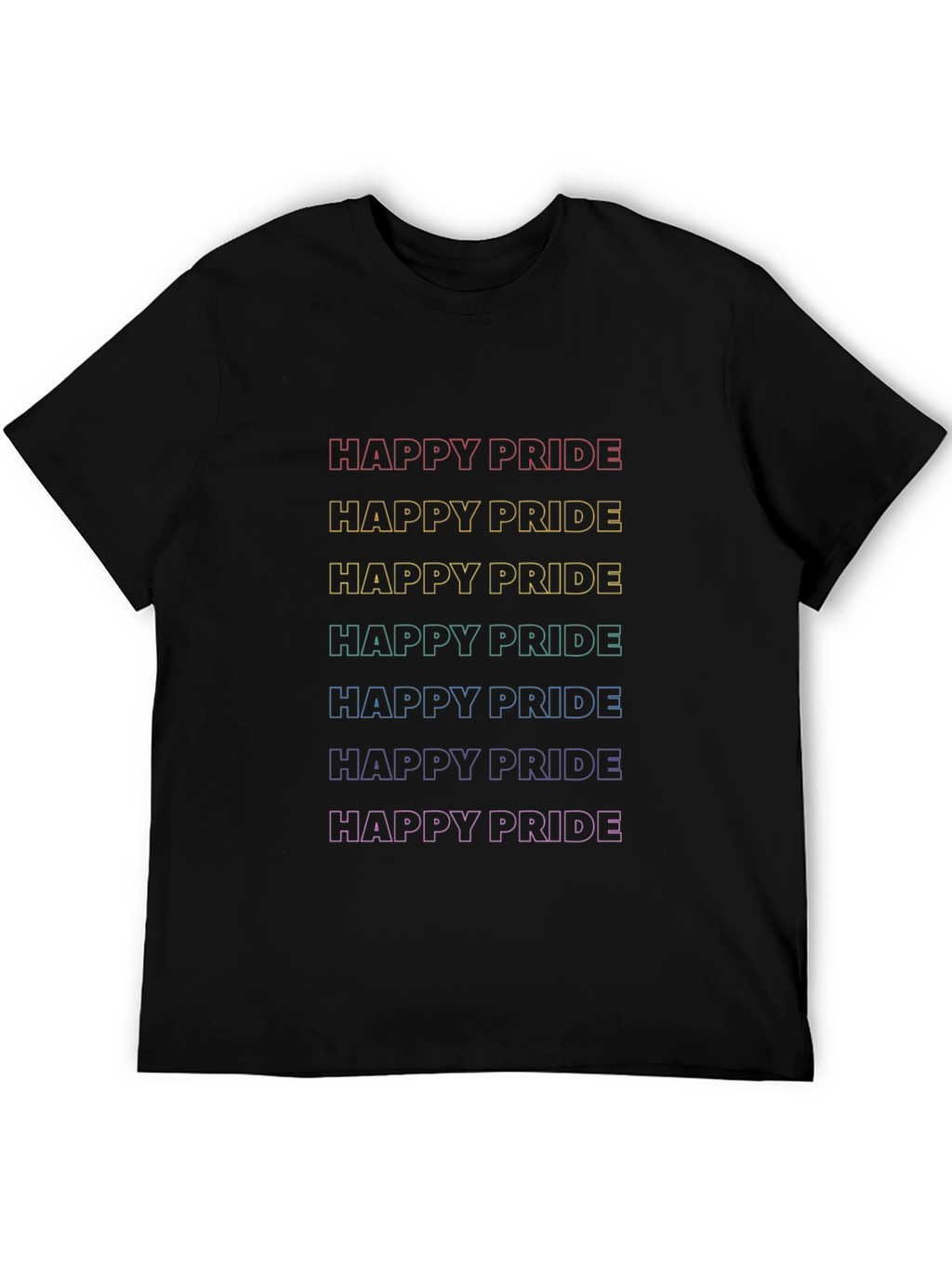 Happy Pride Rainbow T-Shirt