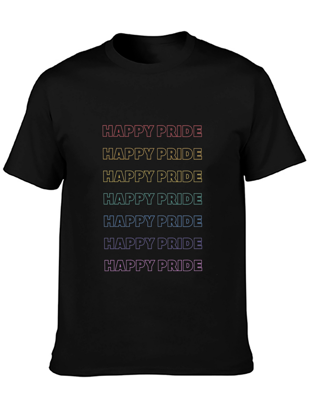 Happy Pride Rainbow T-Shirt