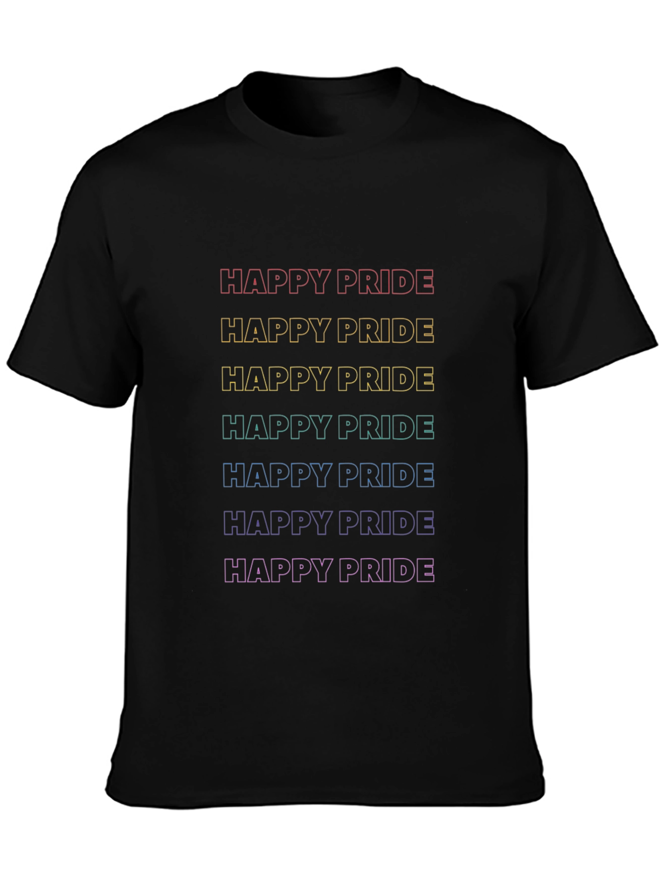 Happy Pride Rainbow T-Shirt