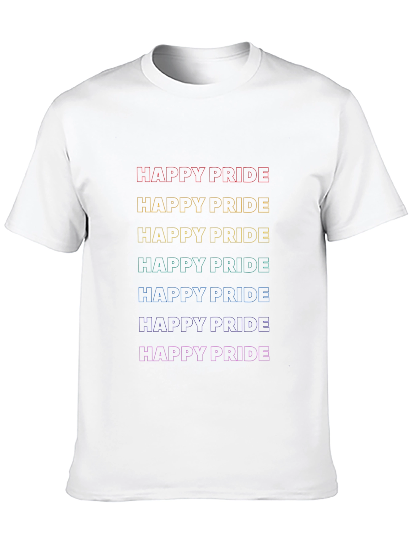 Happy Pride Rainbow T-Shirt