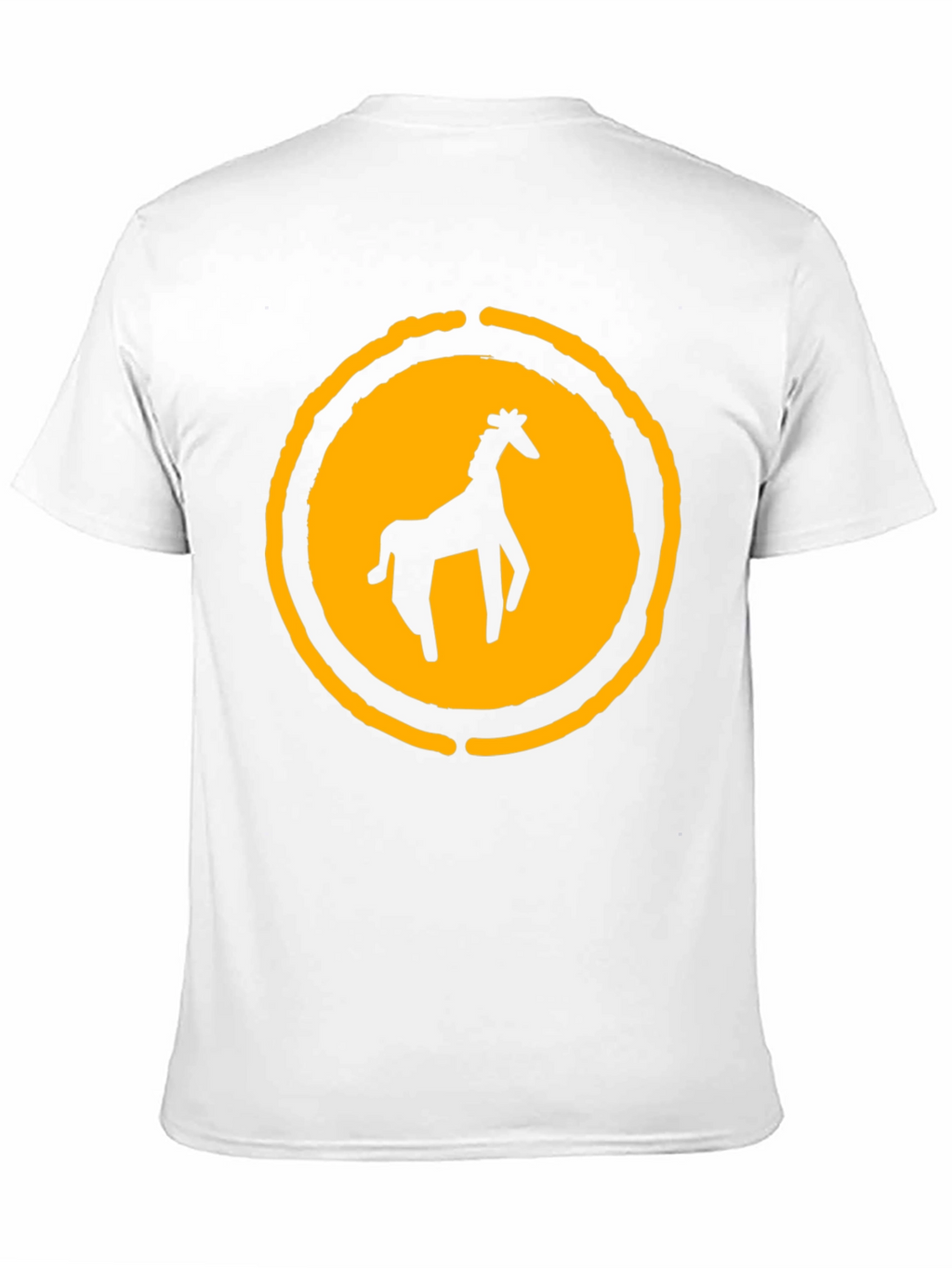 Black T-Shirt with Giraffe Graphic