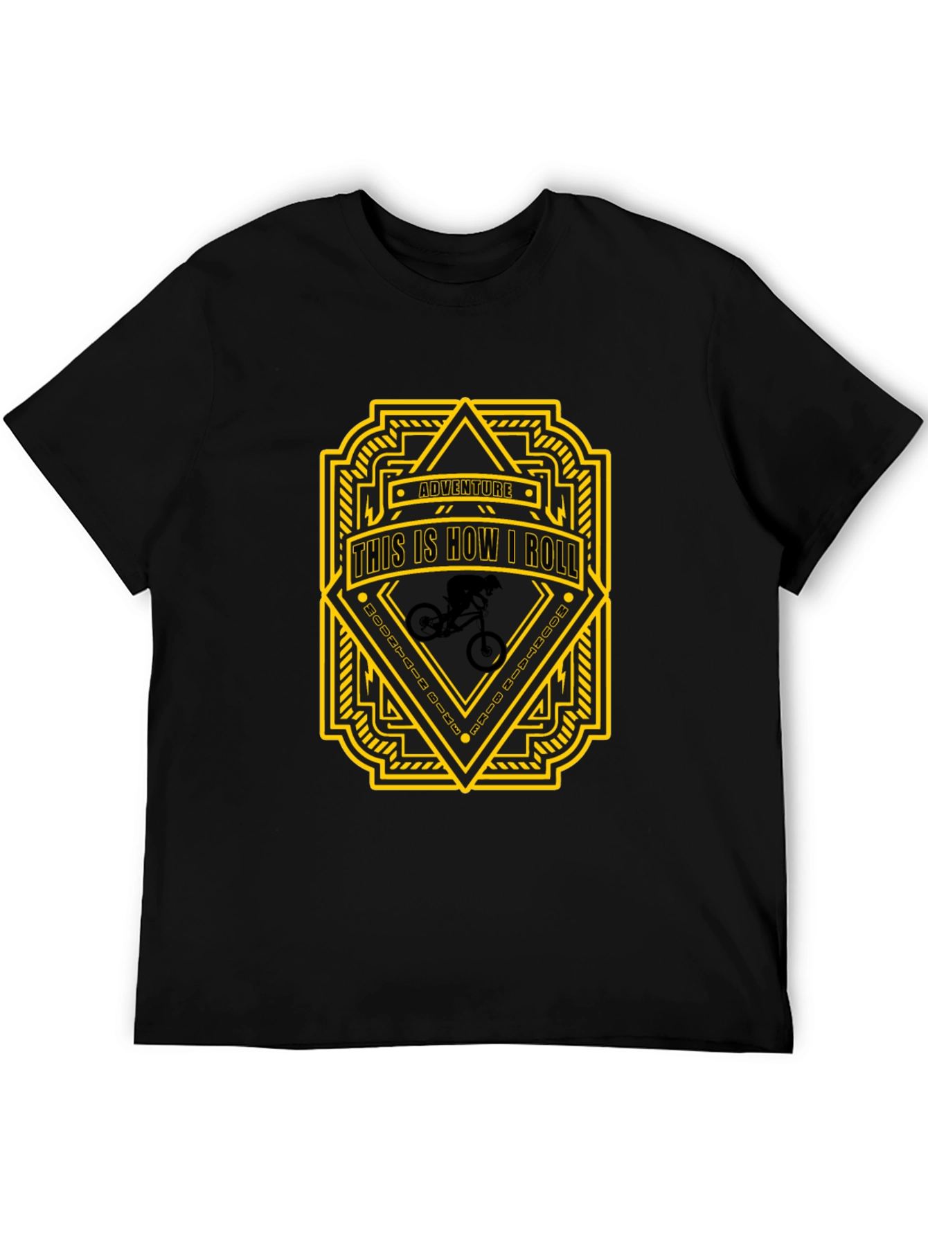 Adventure This is How I Roll Black T-Shirt