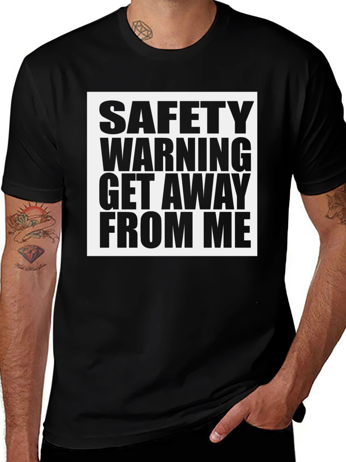 Safety Warning Graphic Tee